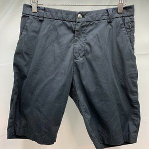 LULULEMON ABC Charcoal Cotton Chino Flat Front Shorts